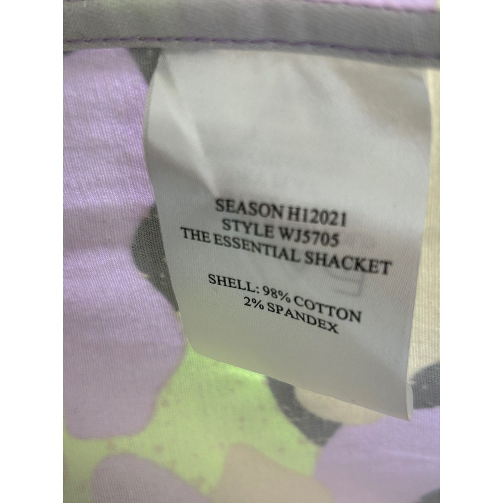 NEW Wildfang Snap Button Shirt Colorful Camo Chore Jacket Shacket XL - Picture 4 of 7